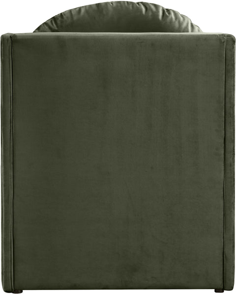 Indie Green Velvet Upholstered Accent Chair, 1 Piece