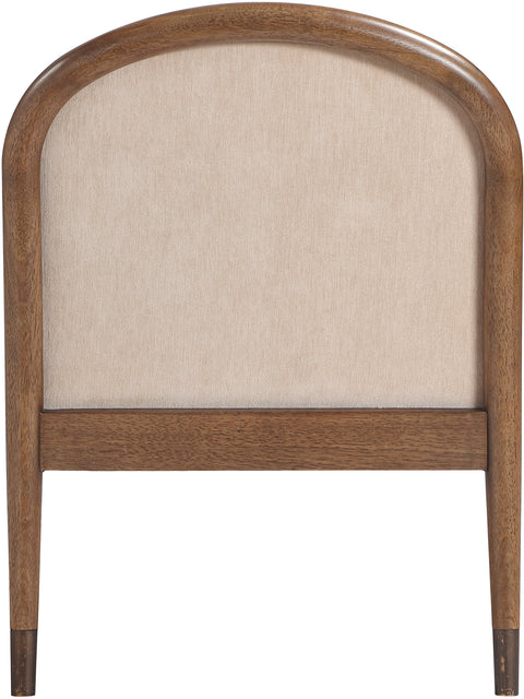 Harper Beige Fabric Upholstered Accent Chair, 1 Piece