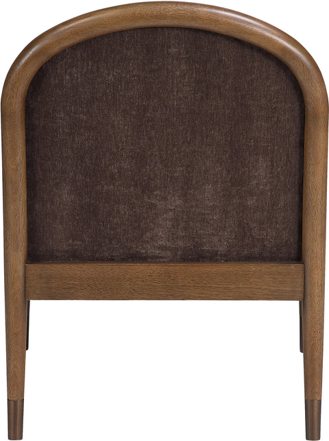 Harper Brown Fabric Upholstered Accent Chair, 1 Piece