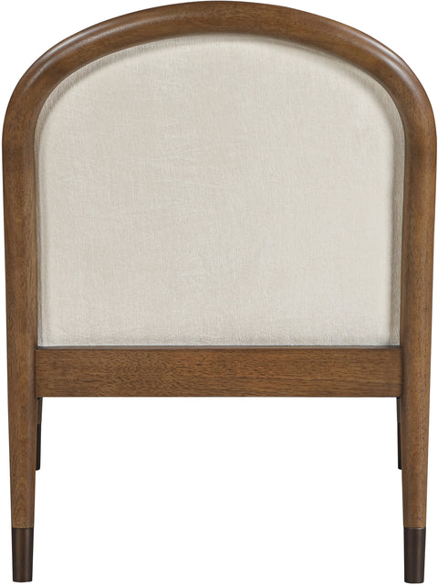 Harper Cream Fabric Upholstered Accent Chair, 1 Piece