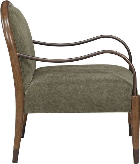 Harper Green Fabric Upholstered Accent Chair, 1 Piece