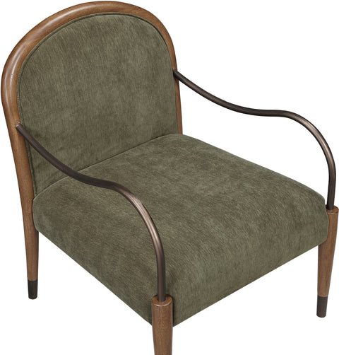 Harper Green Fabric Upholstered Accent Chair, 1 Piece