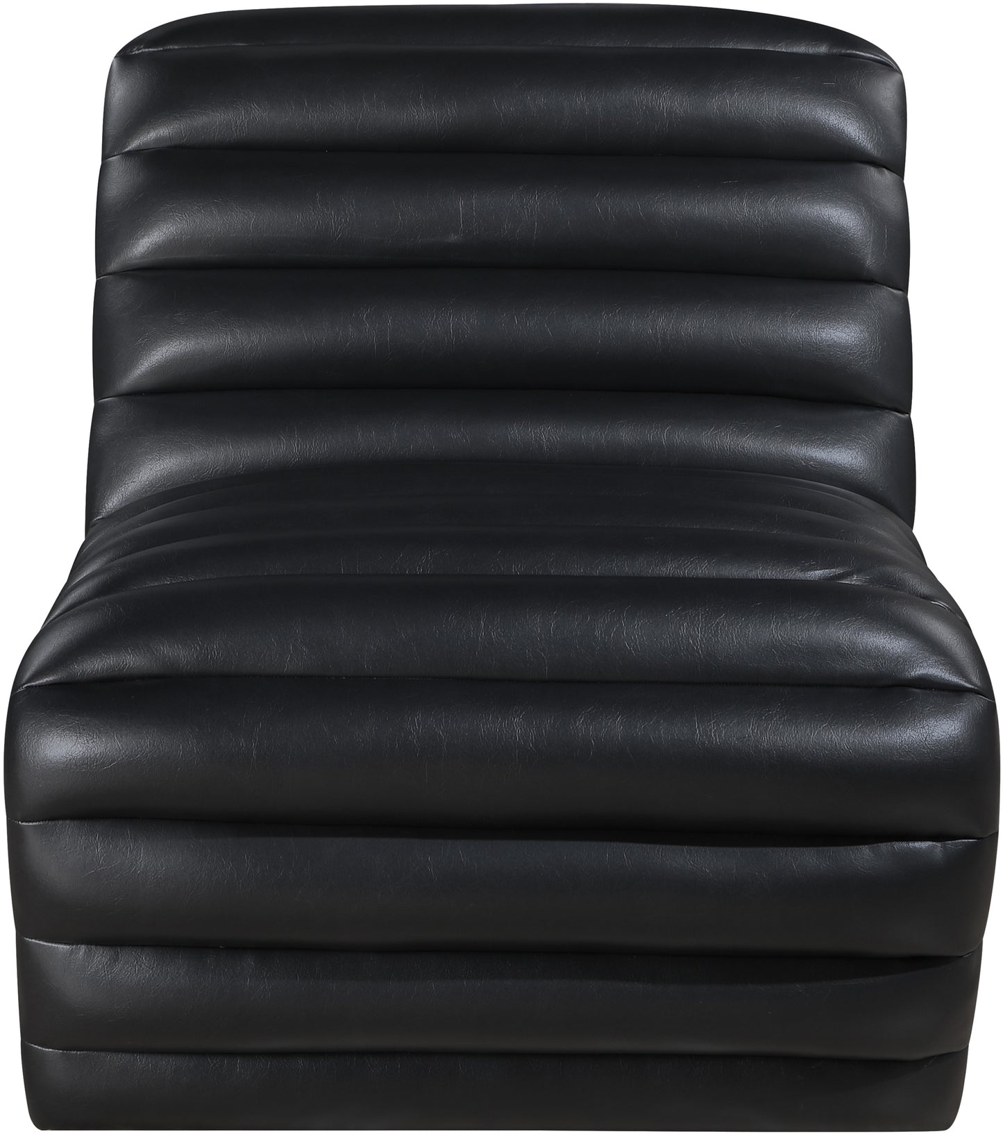 ezra black ezran leather accent chair