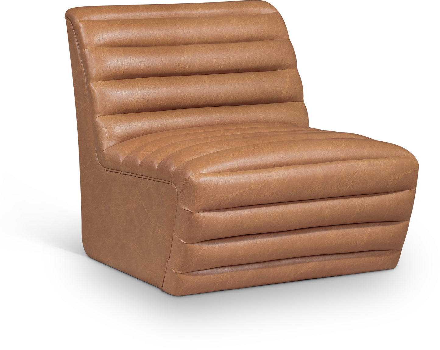 ezra cognac ezran leather accent chair