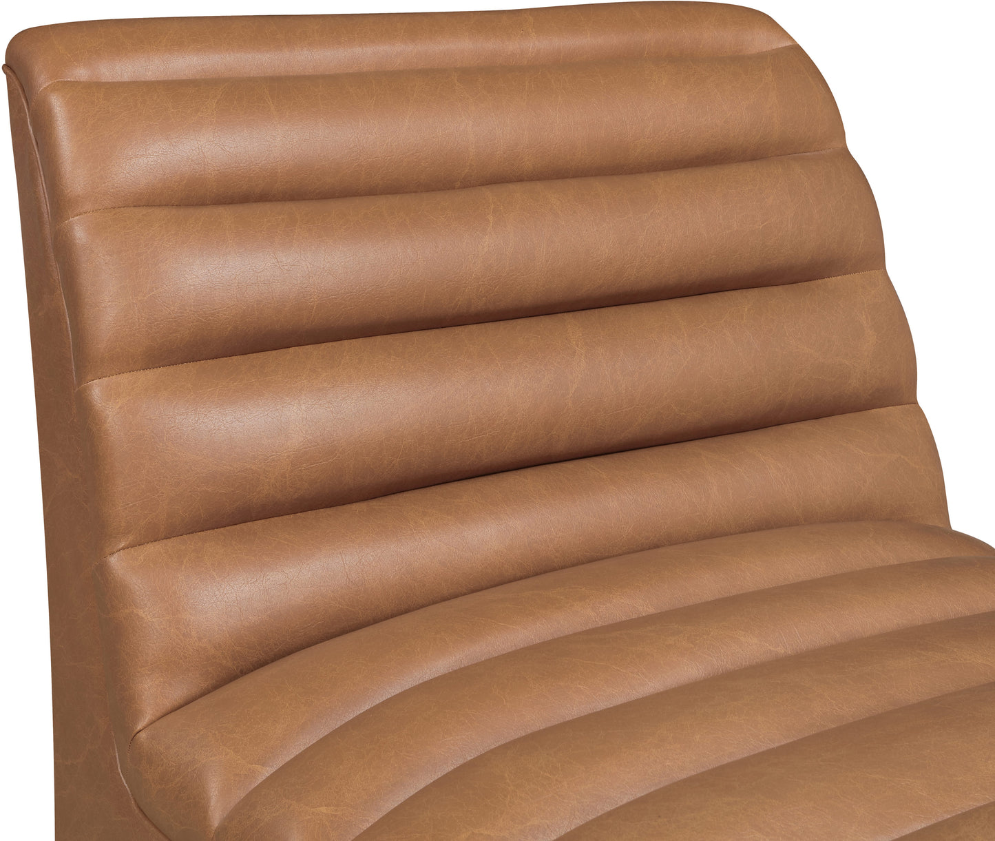 ezra cognac ezran leather accent chair