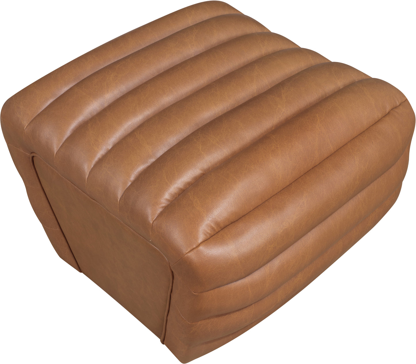 ezra cognac ezran leather ottoman