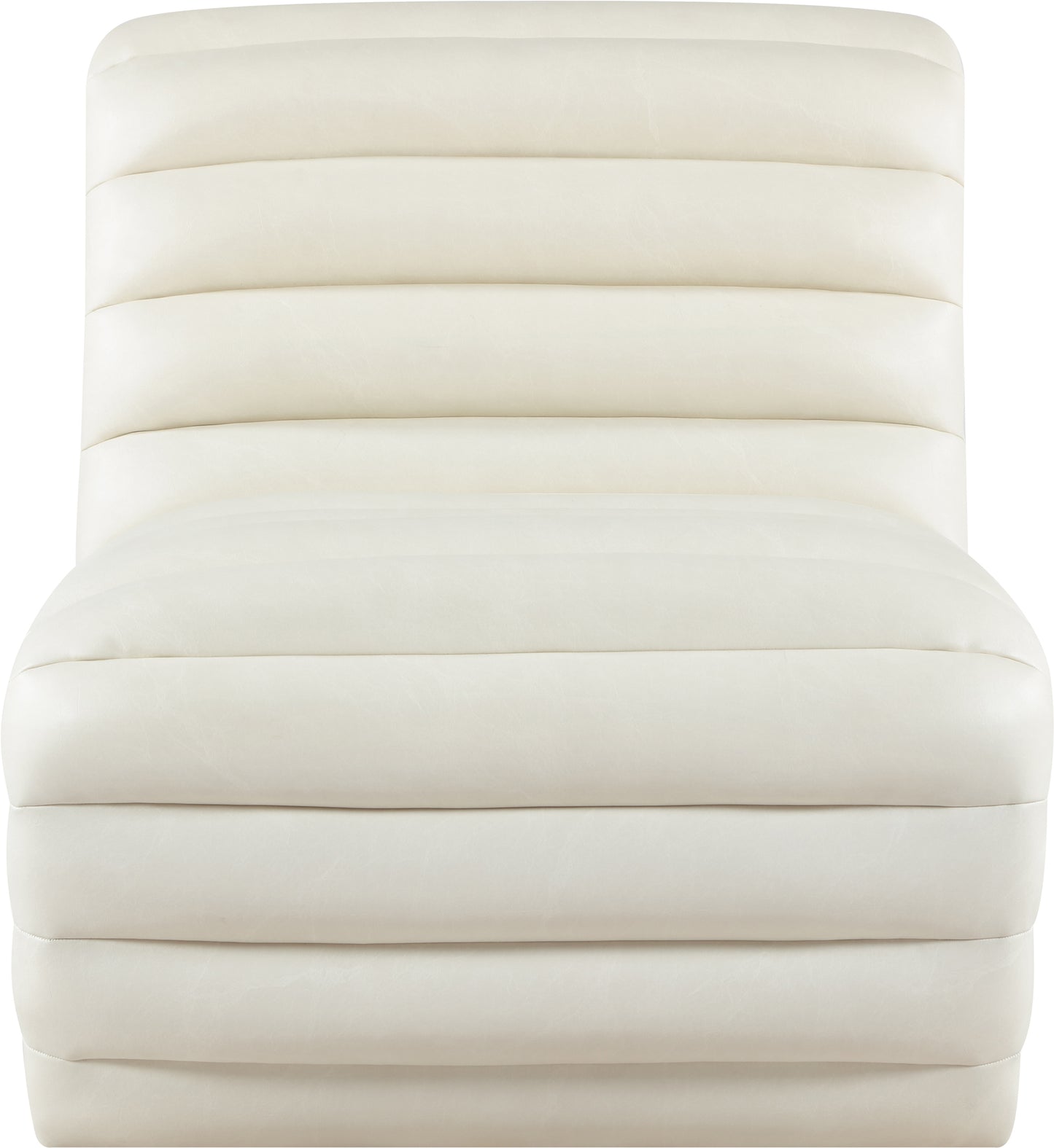 ezra cream ezran leather accent chair