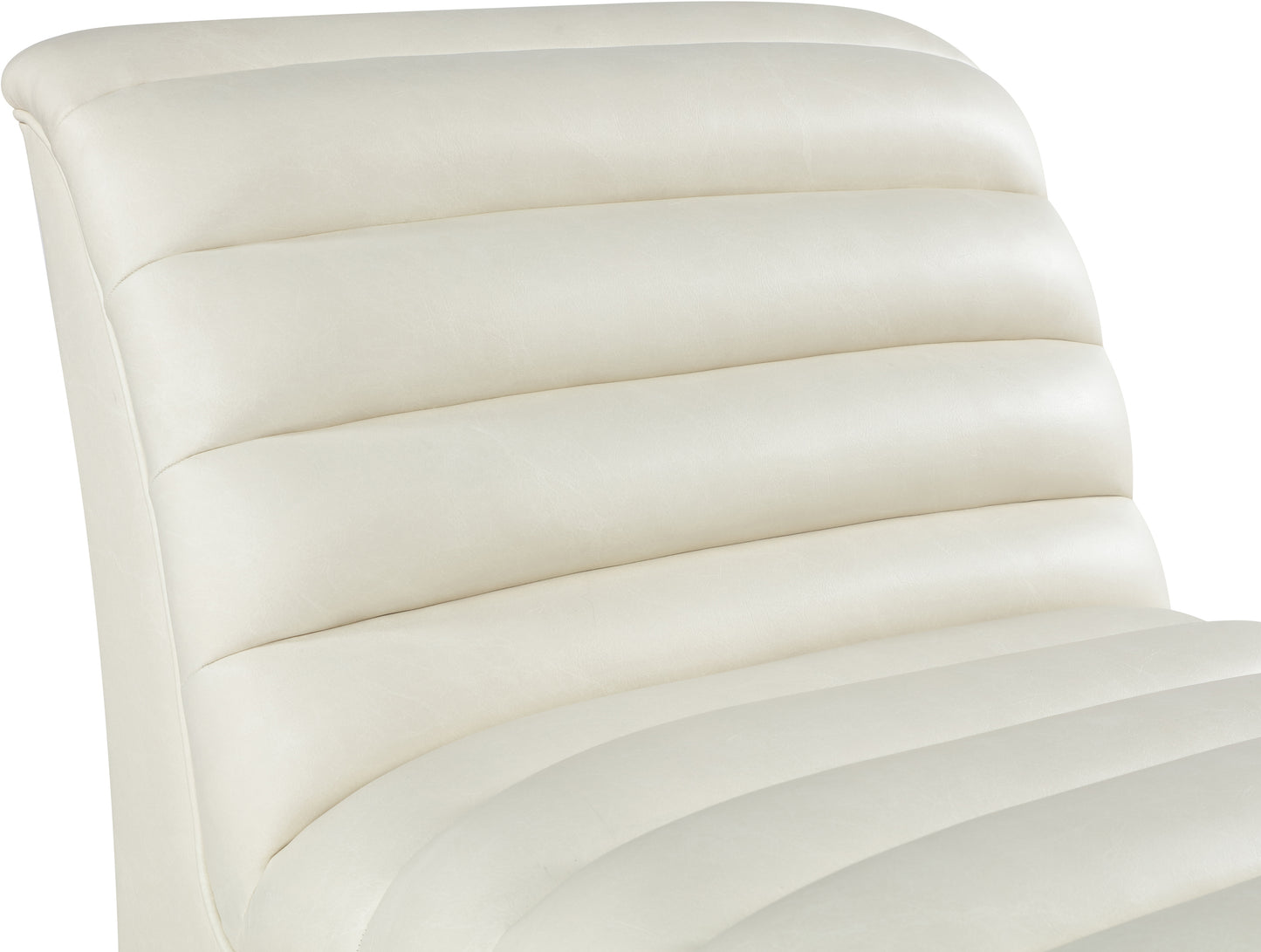 ezra cream ezran leather accent chair