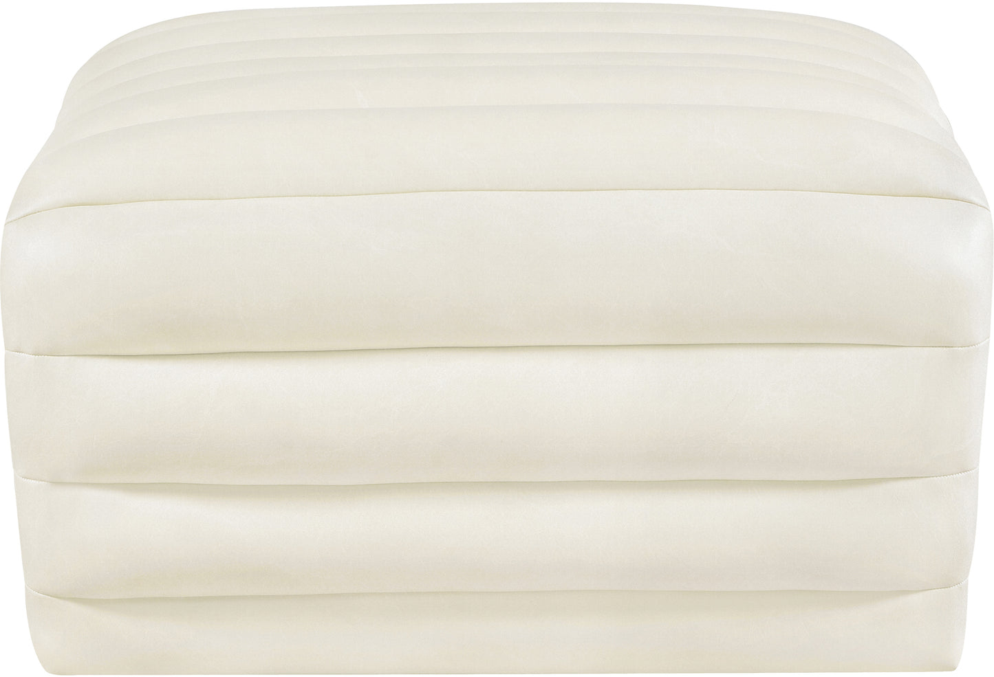 ezra cream ezran leather ottoman