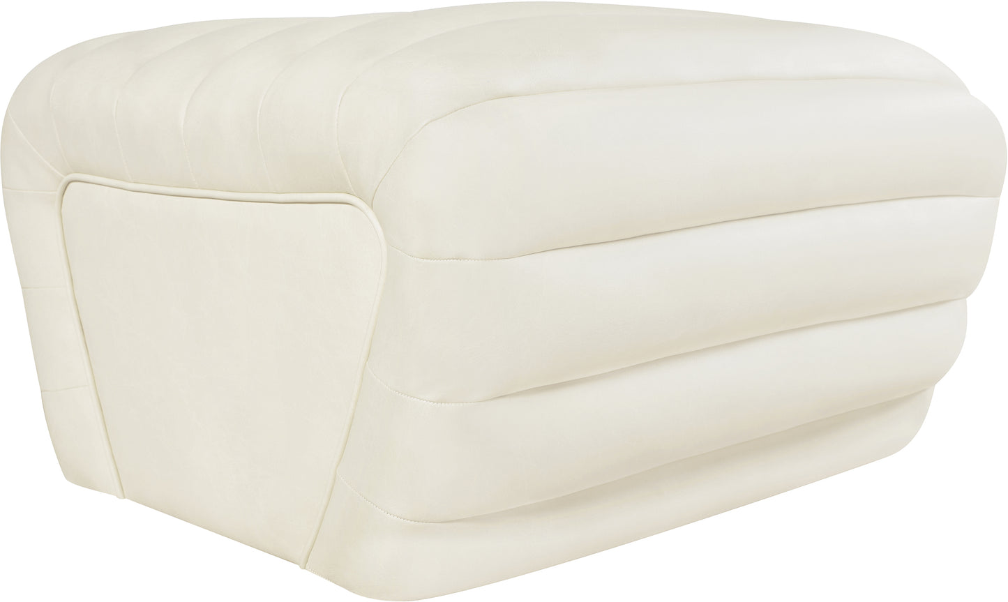 ezra cream ezran leather ottoman