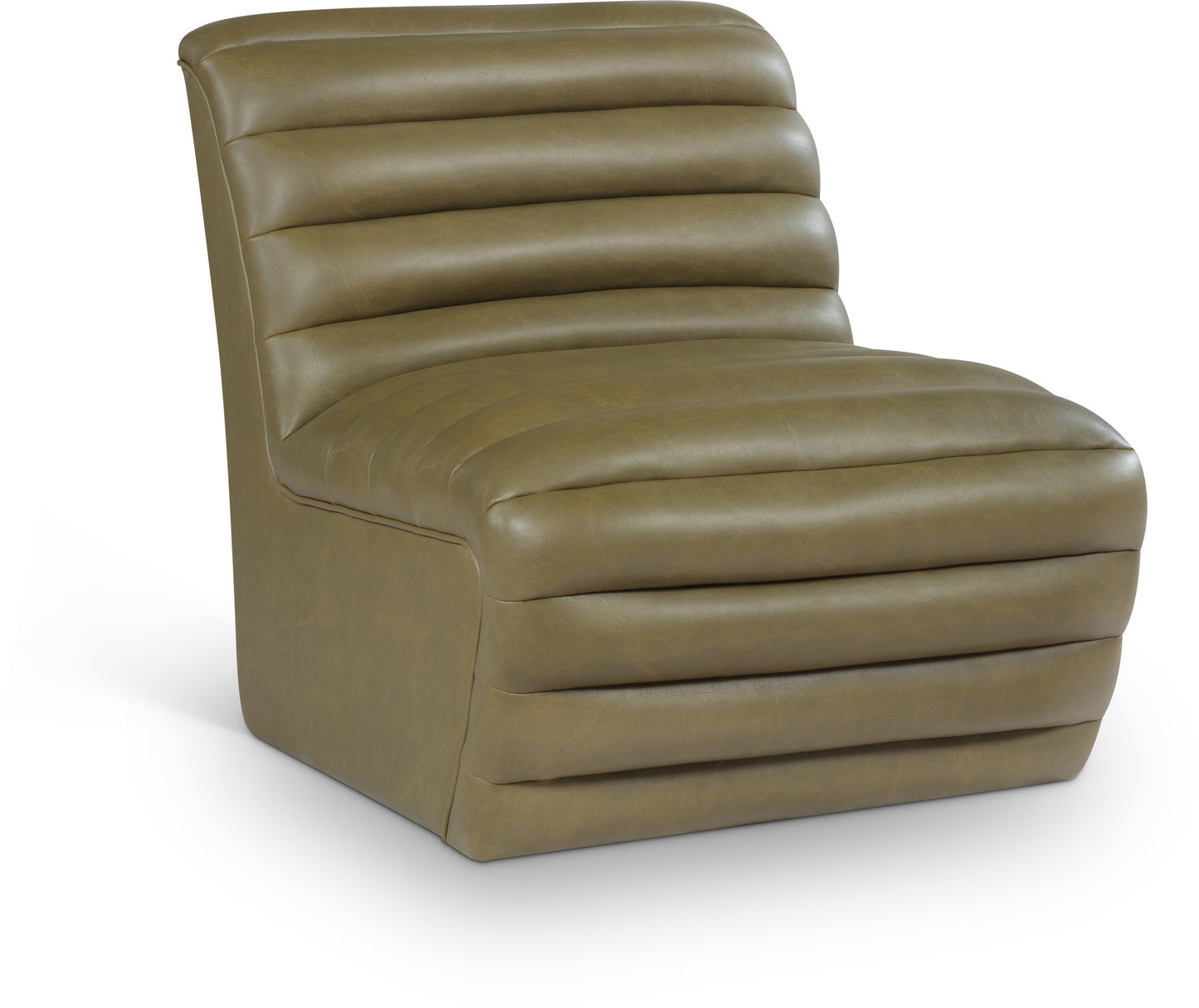 ezra olive ezran leather accent chair