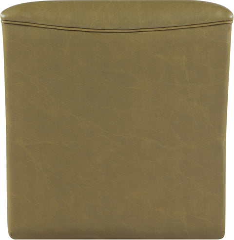 Ezra Olive Ezran Leather Accent Chair