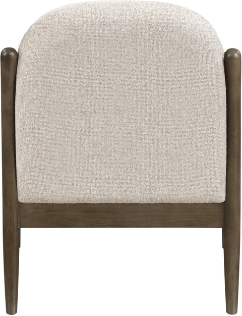 Noelle Beige Performance Fabric Upholstered Accent Chair, 1 Piece