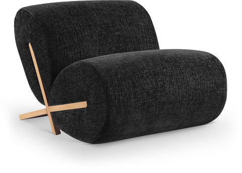 Waverly Black Fabric Upholstered Accent Chair, 1 Piece