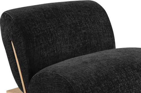 Waverly Black Fabric Upholstered Accent Chair, 1 Piece