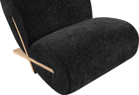 Waverly Black Fabric Upholstered Accent Chair, 1 Piece