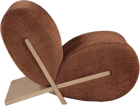 Waverly Cognac Fabric Upholstered Accent Chair, 1 Piece