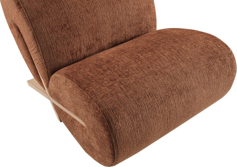Waverly Cognac Fabric Upholstered Accent Chair, 1 Piece