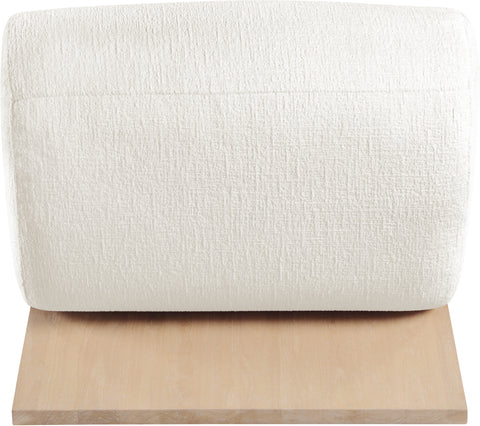 Waverly Cream Fabric Upholstered Accent Chair, 1 Piece