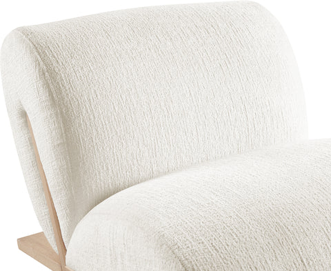 Waverly Cream Fabric Upholstered Accent Chair, 1 Piece