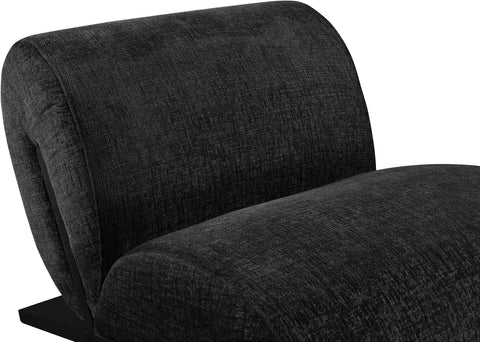 Waverly Black Fabric Upholstered Accent Chair, 1 Piece (Style 2)