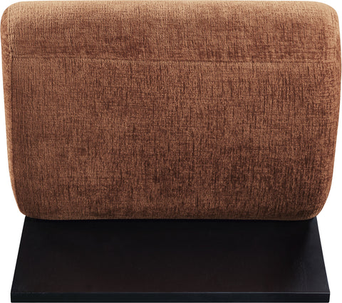 Waverly Cognac Fabric Upholstered Accent Chair, 1 Piece (Style 2)