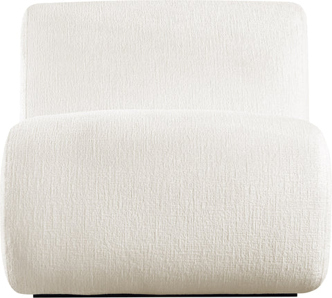Waverly Cream Fabric Upholstered Accent Chair, 1 Piece (Style 2)
