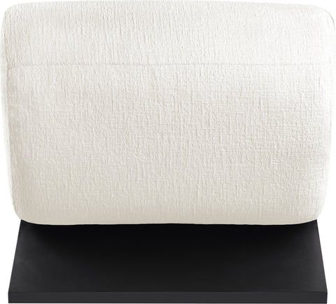 Waverly Cream Fabric Upholstered Accent Chair, 1 Piece (Style 2)