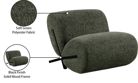 Waverly Green Fabric Upholstered Accent Chair, 1 Piece