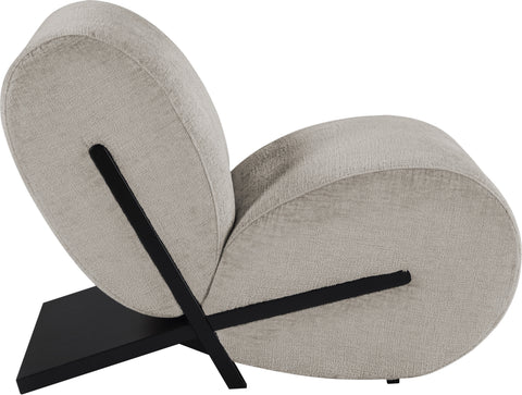Waverly Grey Fabric Upholstered Accent Chair, 1 Piece