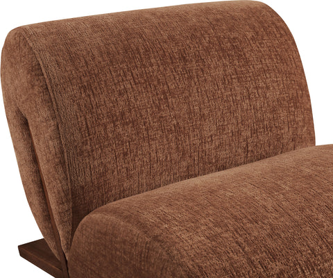 Waverly Cognac Fabric Upholstered Accent Chair, 1 Piece (Style 3)
