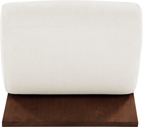 Waverly Cream Fabric Upholstered Accent Chair, 1 Piece (Style 3)