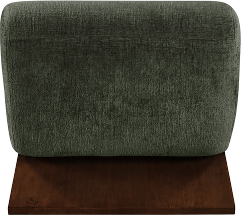 Waverly Green Fabric Upholstered Accent Chair, 1 Piece (Style 2)