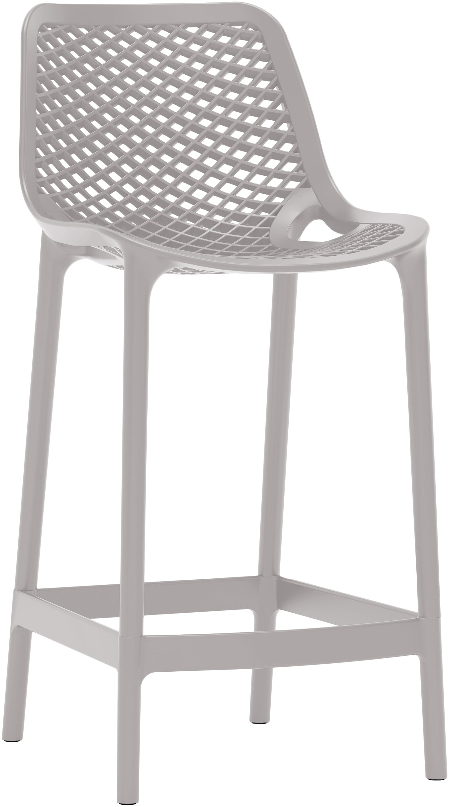 jayce grey outdoor patio stool grey