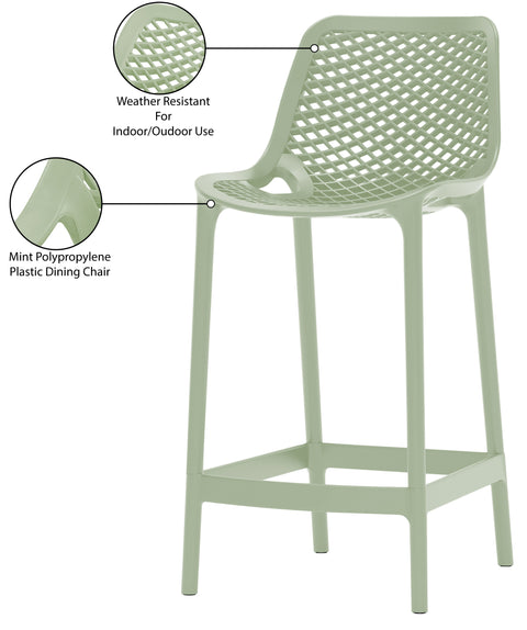 Jayce Mint Outdoor Patio Stool Mint