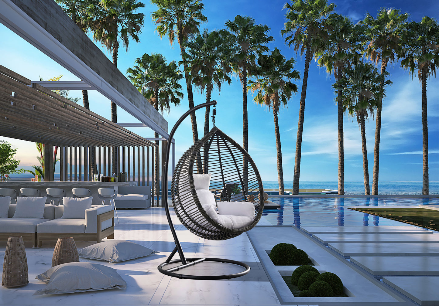 outdoor patio swing chair