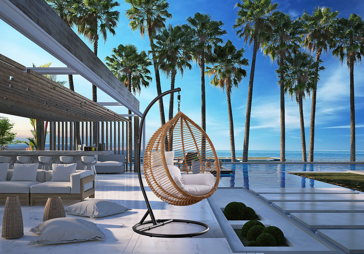 outdoor patio swing chair