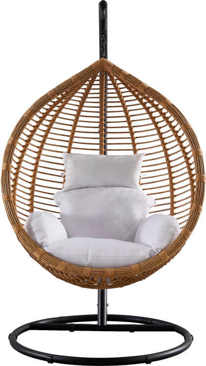 Zane Natural Color Outdoor Patio Swing Chair