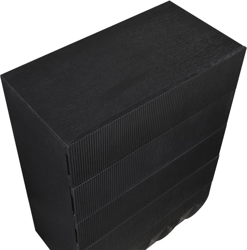 Vale Black Oak Veneer Chest, 1 Piece
