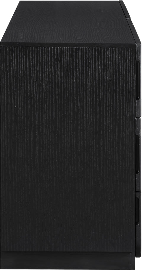 Vale Black Oak Veneer Dresser, 1 Piece