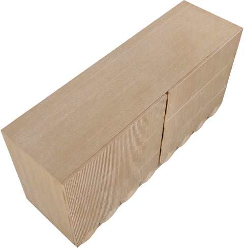 Vale Natural Oak Veneer Dresser, 1 Piece