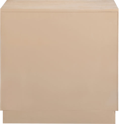 Vale 24" Natural Oak Veneer Nightstand, 1 Piece