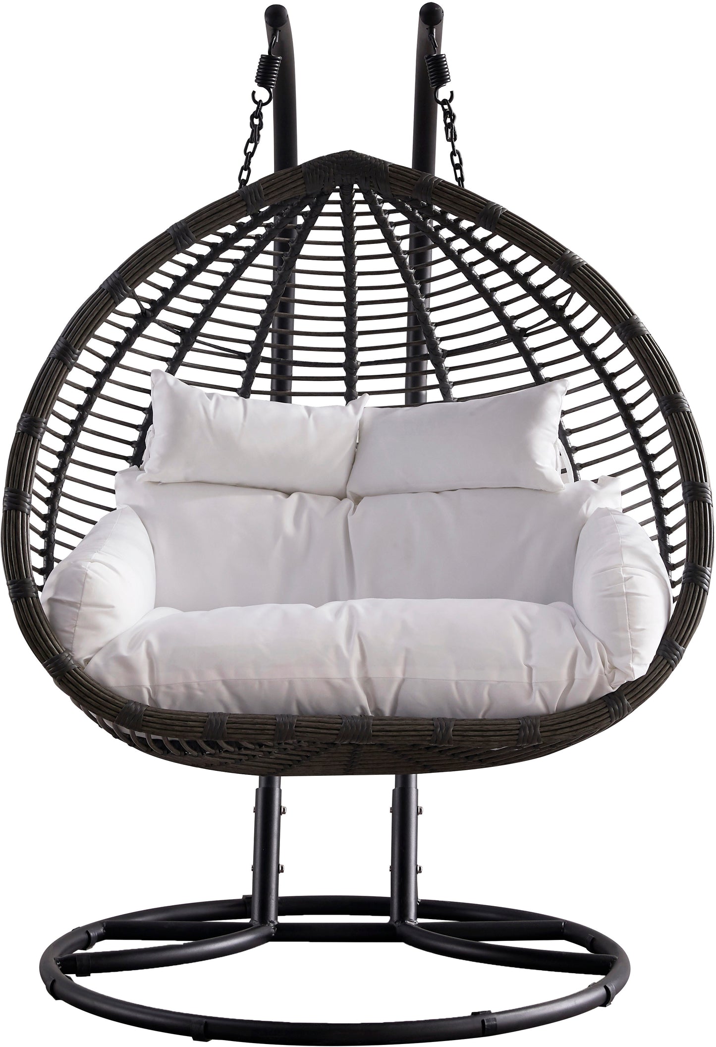 outdoor patio double swing chair