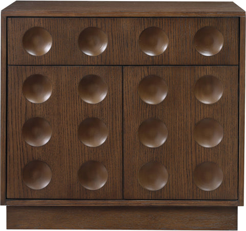 Delaney 26" Brown Oak Veneer Nightstand, 1 Piece