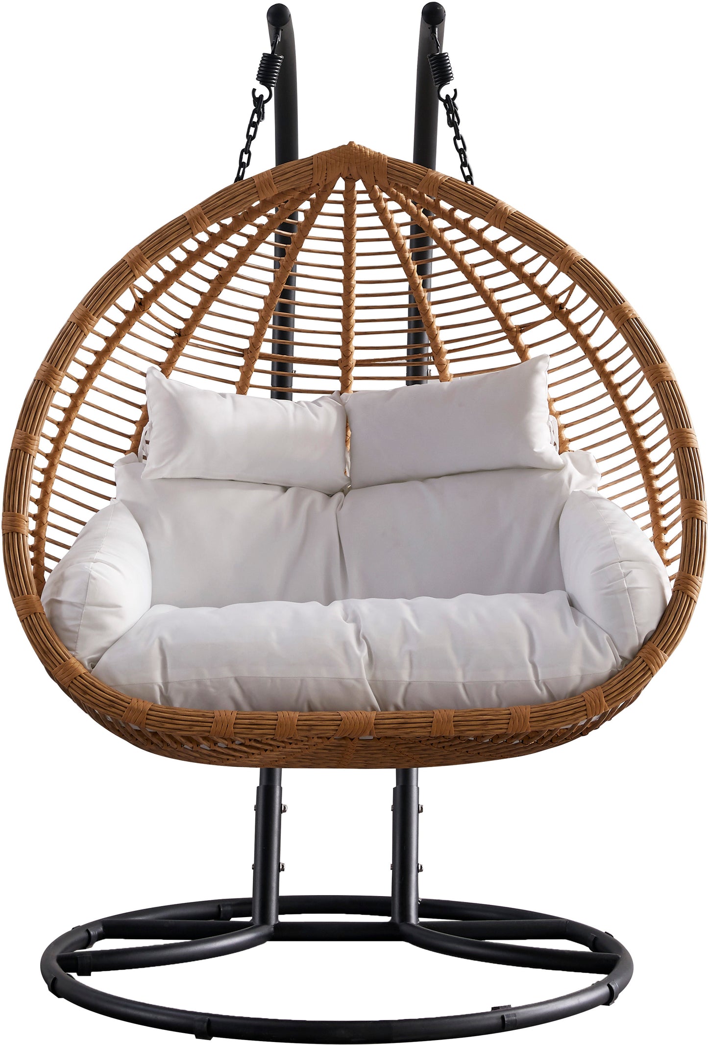 outdoor patio double swing chair