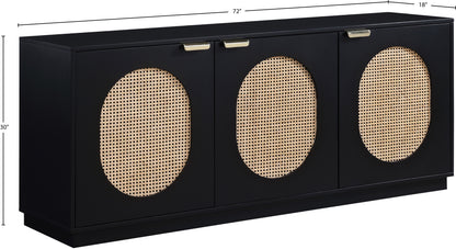 Bali Black Sideboard/Buffet Black