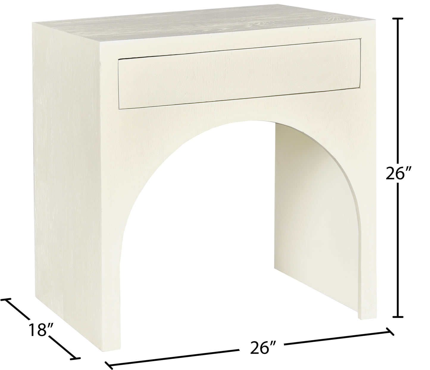 avalon cream oak night stand ns