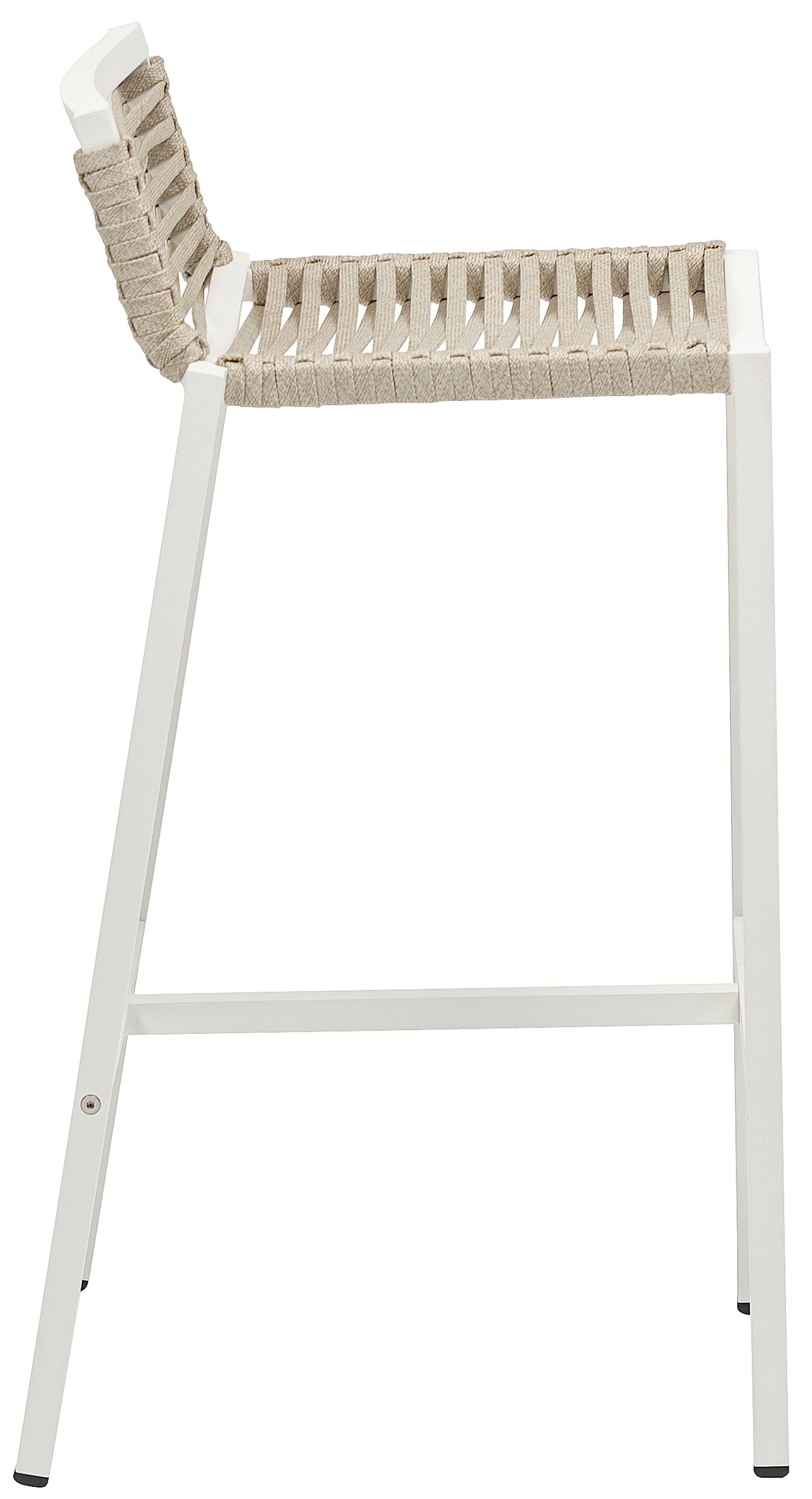 bethany cream rope fabric outdoor patio barstool c