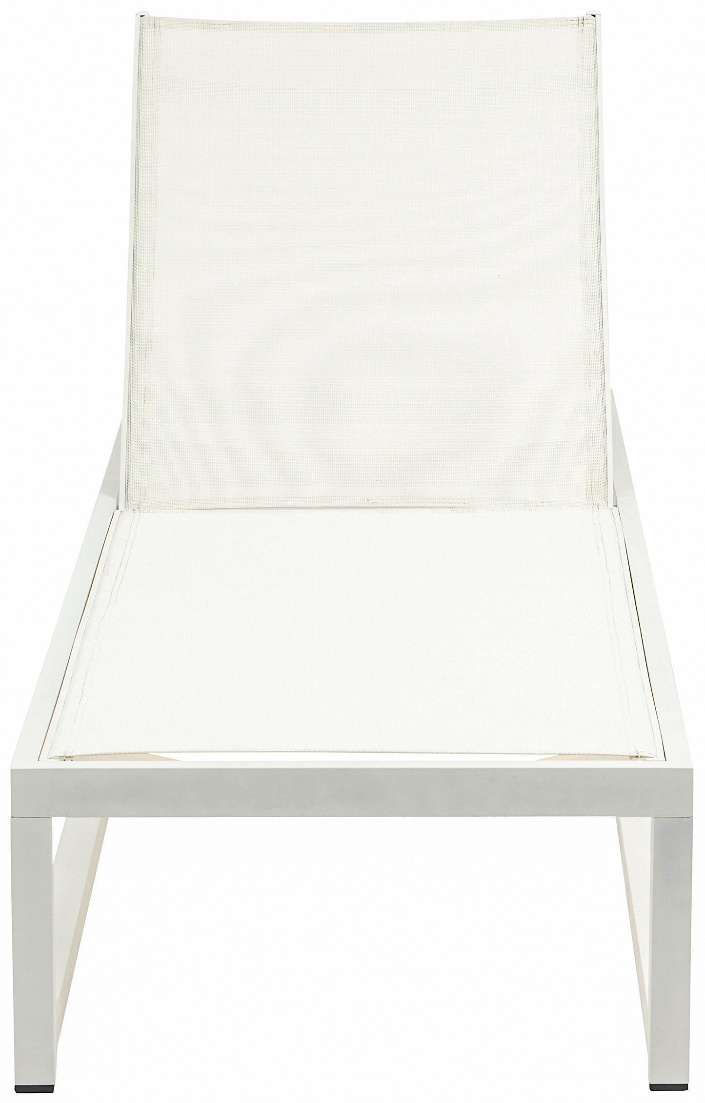 nicola cream mesh water resistant fabric outdoor patio adjustable sun chaise lounge chair