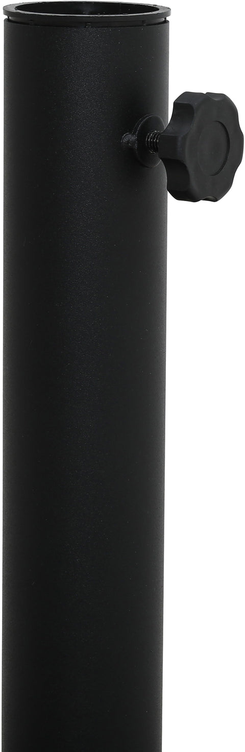 Prescott Black Steel Patio Umbrella Base, 1 Piece